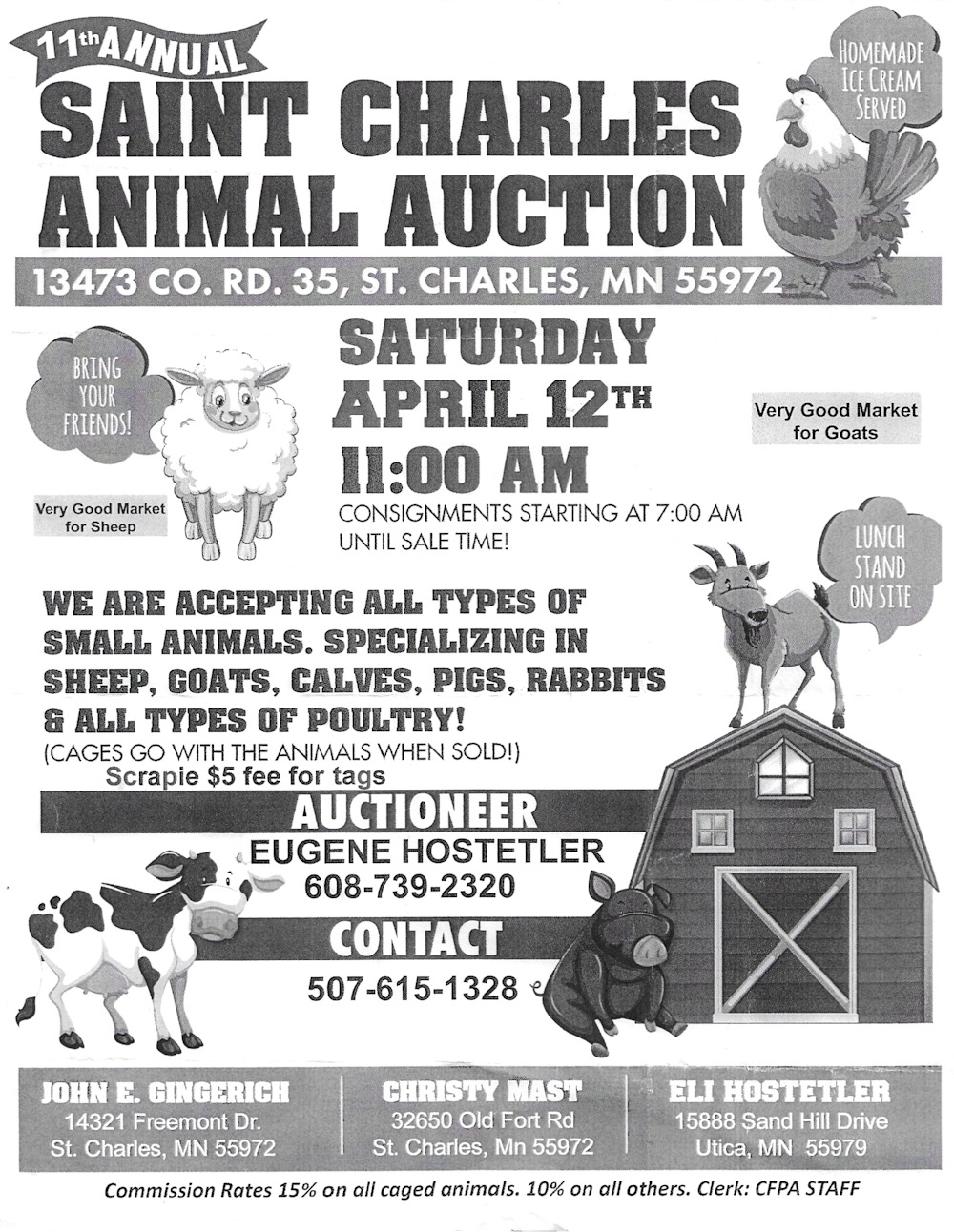 11th Annual Saint Charles Animal Auction